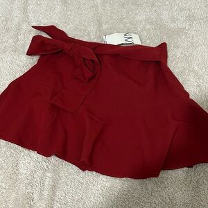 Red skirt